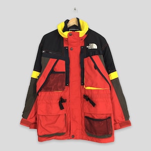 Vintage The North Face Skiwear Hoodie Jacket Medium 1990s North Face Multicolor Jacket North Face Tnf Hoodie Skiing Steep Tech Jacket Size M