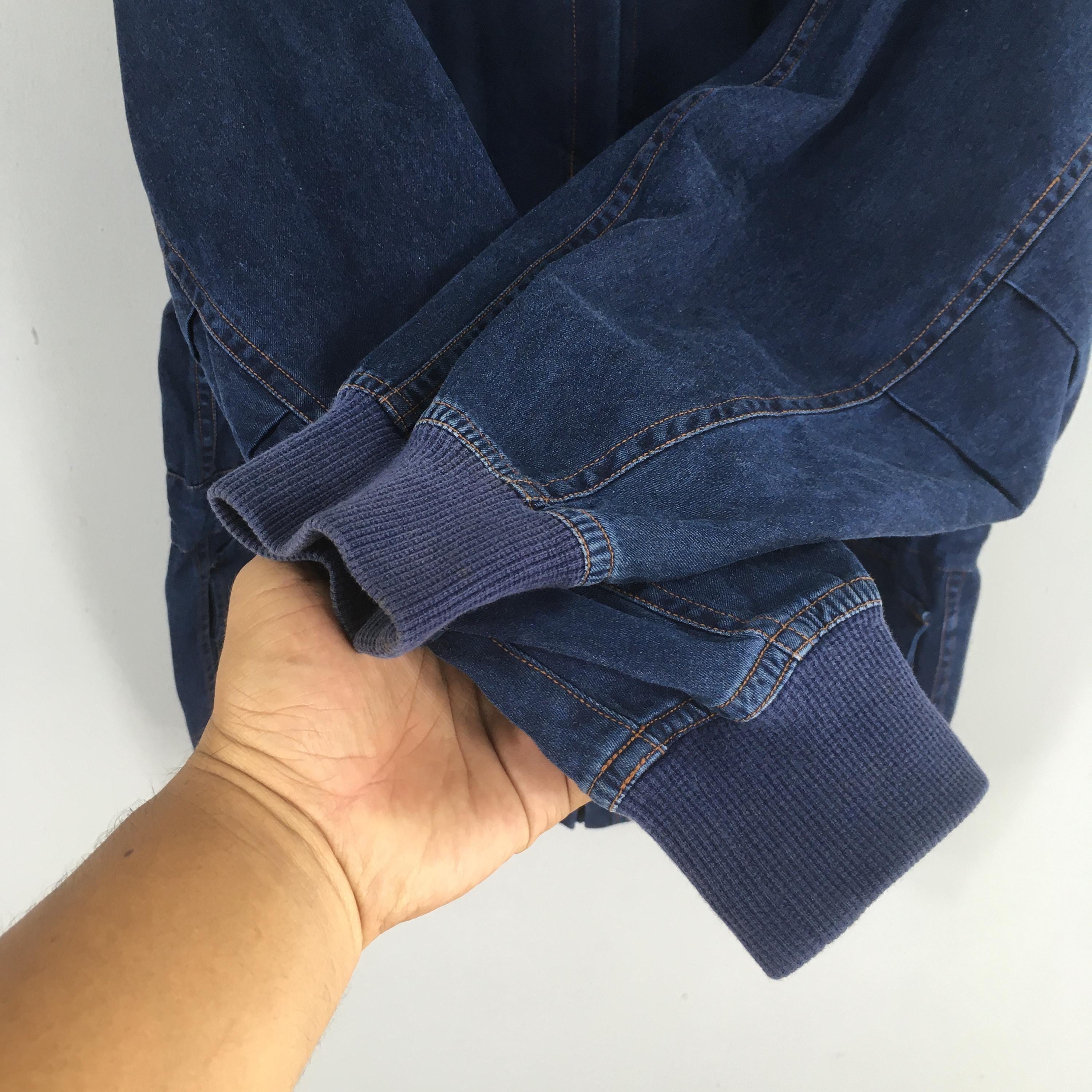 Vintage 1980s Jean of Plantation Issey Miyake Indigo Denim Jacket