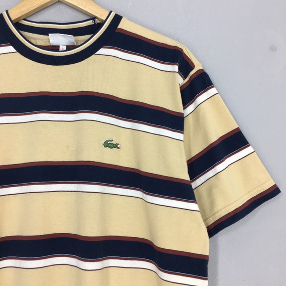 Vintage 90's Lacoste Sportswear Multicolor Stripe… - image 2