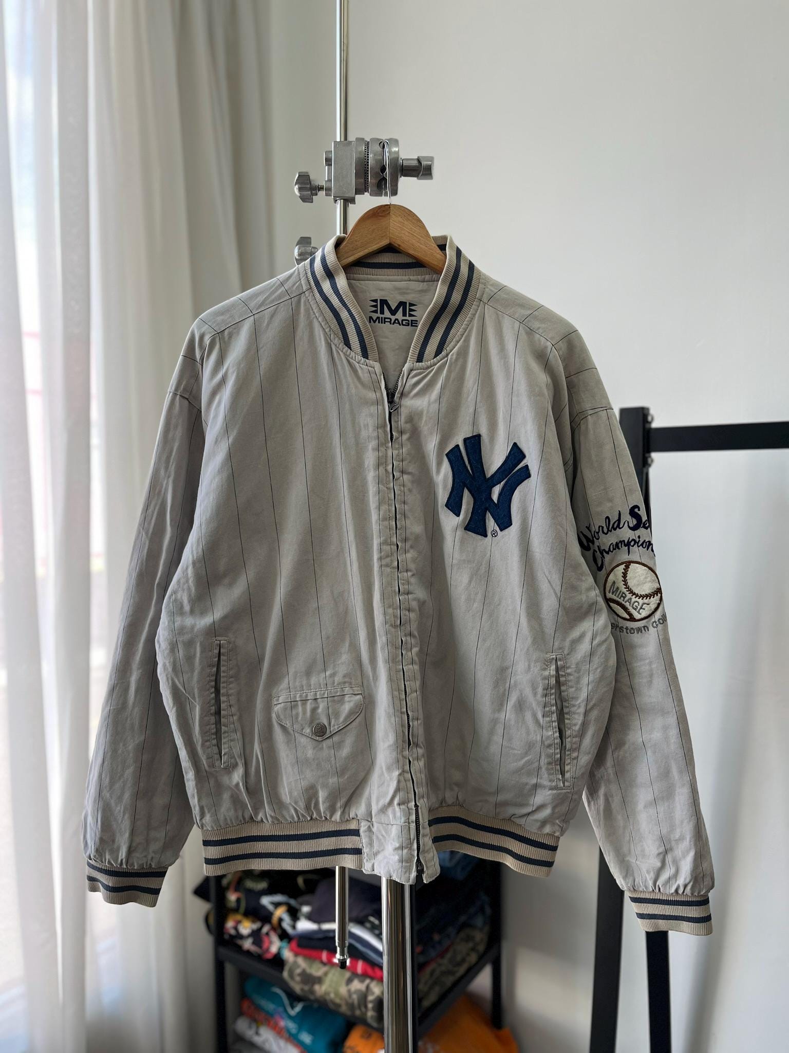 Vintage New York Yankees MLB Varsity Jacket Large Yankees Baseball