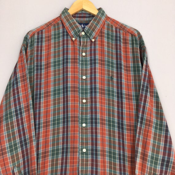 Vintage 90's Polo Ralph Lauren Checkered Flannel Shirt