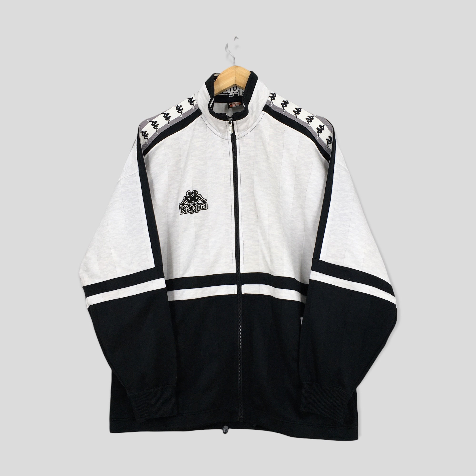 Bonus Eller enten Fortæl mig Vintage Kappa Sport Track Jacket Large Kappa Track Top White - Etsy