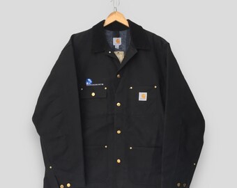 ジャケット・アウター 80s Carhartt michigan chore coat 36 Vintage Carhartt Michigan Workers Jacket Xlarge Carhartt Michigan