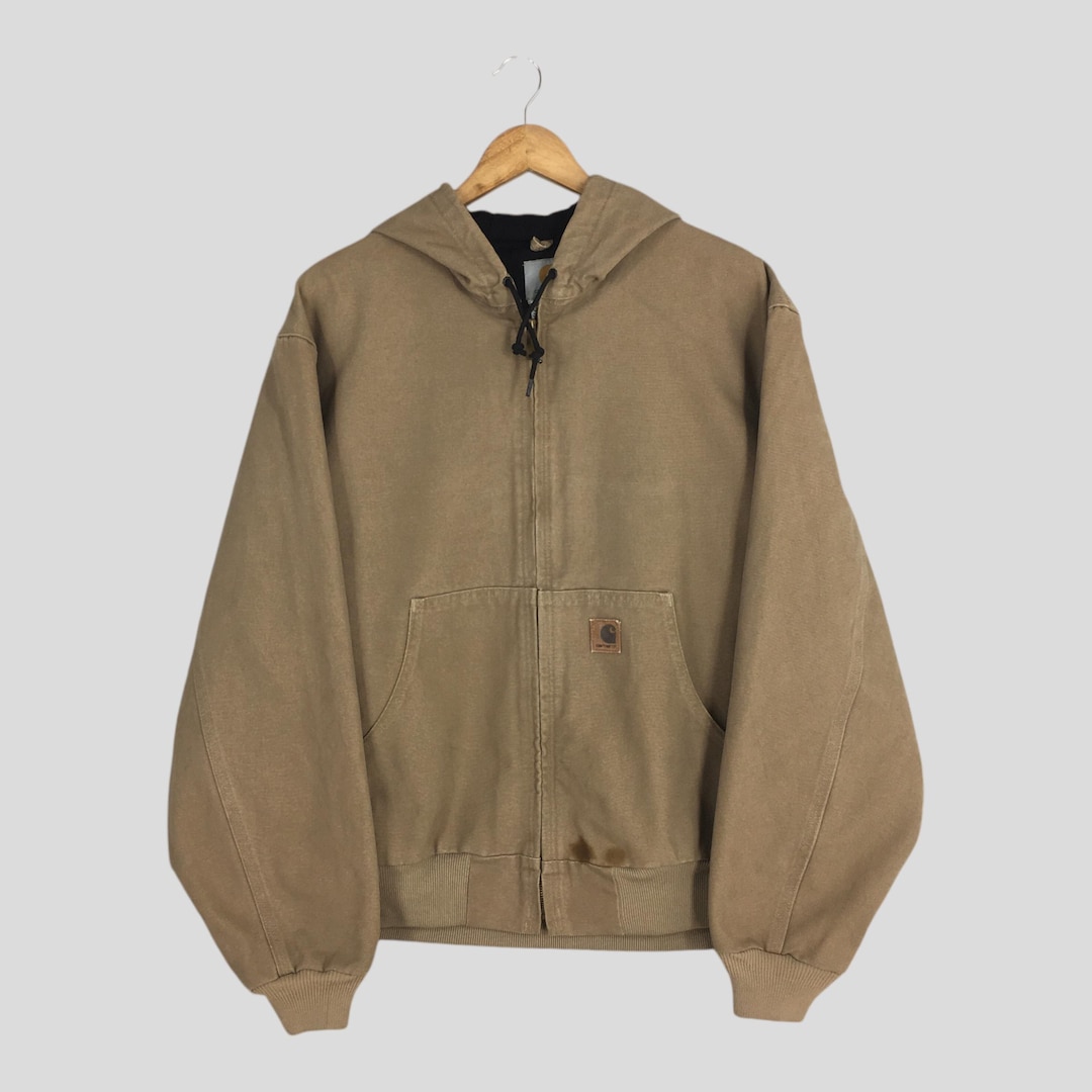 Vintage 90s Carhartt Hoodie Jacket Mens Xlarge Carhartt Detroit