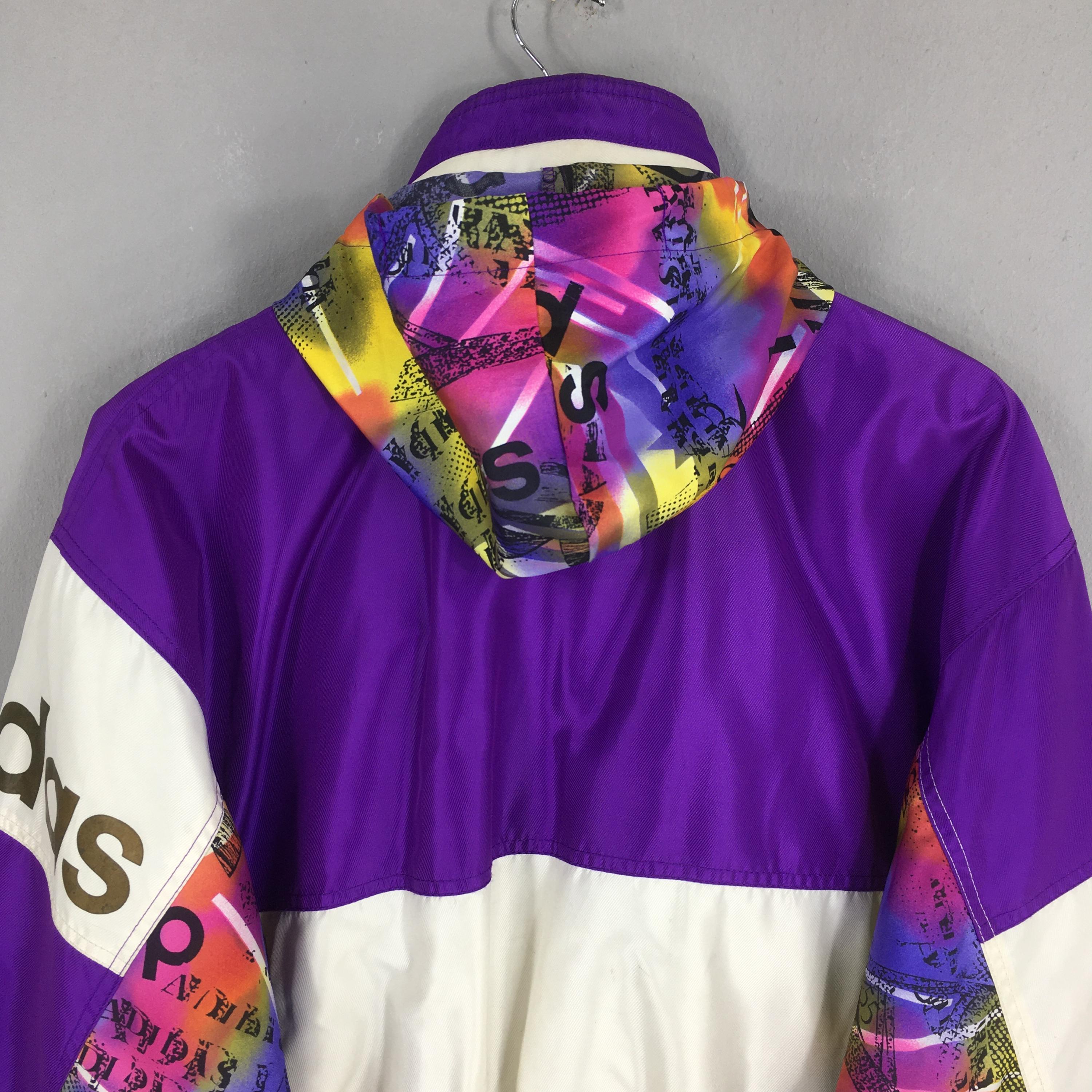 Vintage 90s Adidas Trefoil Ski Multicolor Jacket Medium Adidas