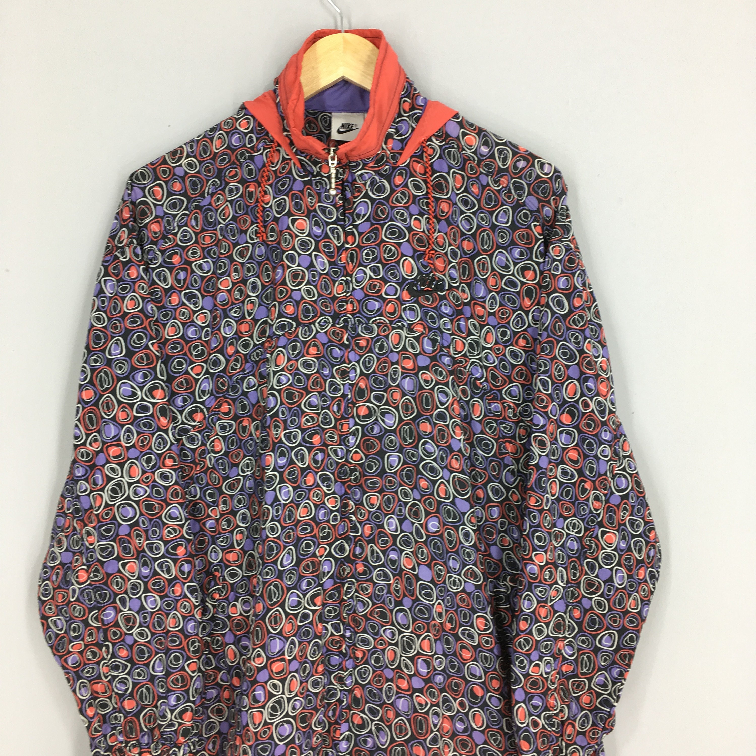 Vintage 90's Nike Windbreaker Abstract 