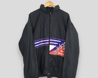 Vintage 90s Adidas Trefoil Track Top Jacket Large Unisex