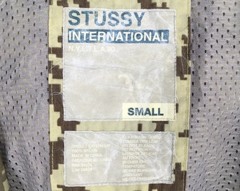 Vintage Stussy Hoodie Surplus Windbreaker Small 90's Stussy Vintage Stussy Hoodie Surplus Windbreaker Small 90's Stussy
