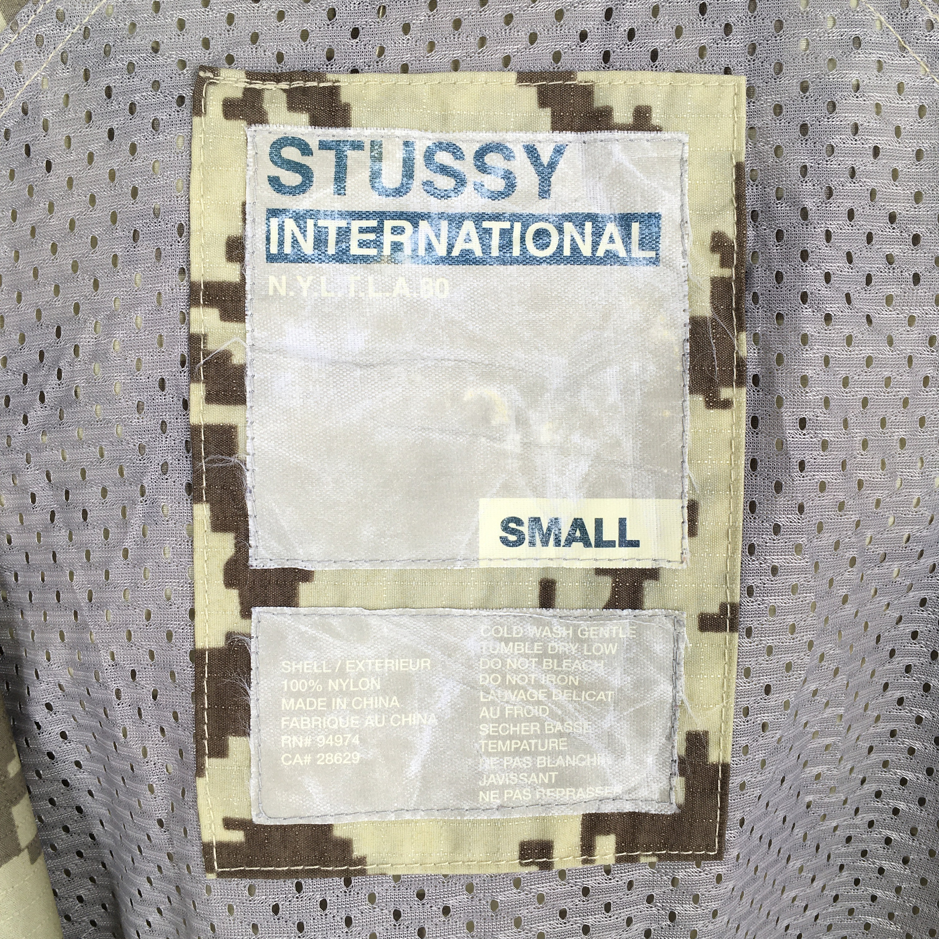 Vintage Stussy Hoodie Surplus Windbreaker Small 90's Stussy Vintage Stussy Hoodie Surplus Windbreaker Small 90's Stussy
