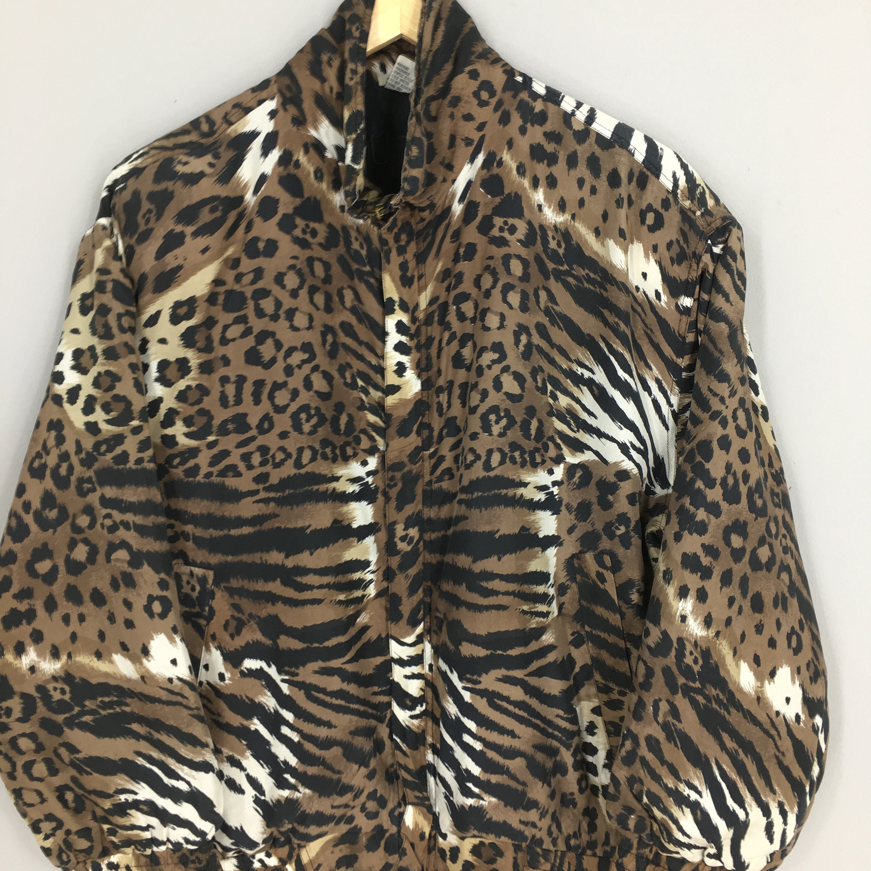 Vintage Fuda Tiger Stripes Baroque Jacket Large Novelty - Etsy