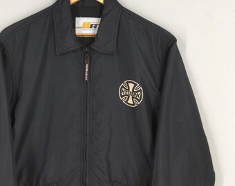 Hysteric Glamour Hooded Nylon Racing Jacket in Red Size Free