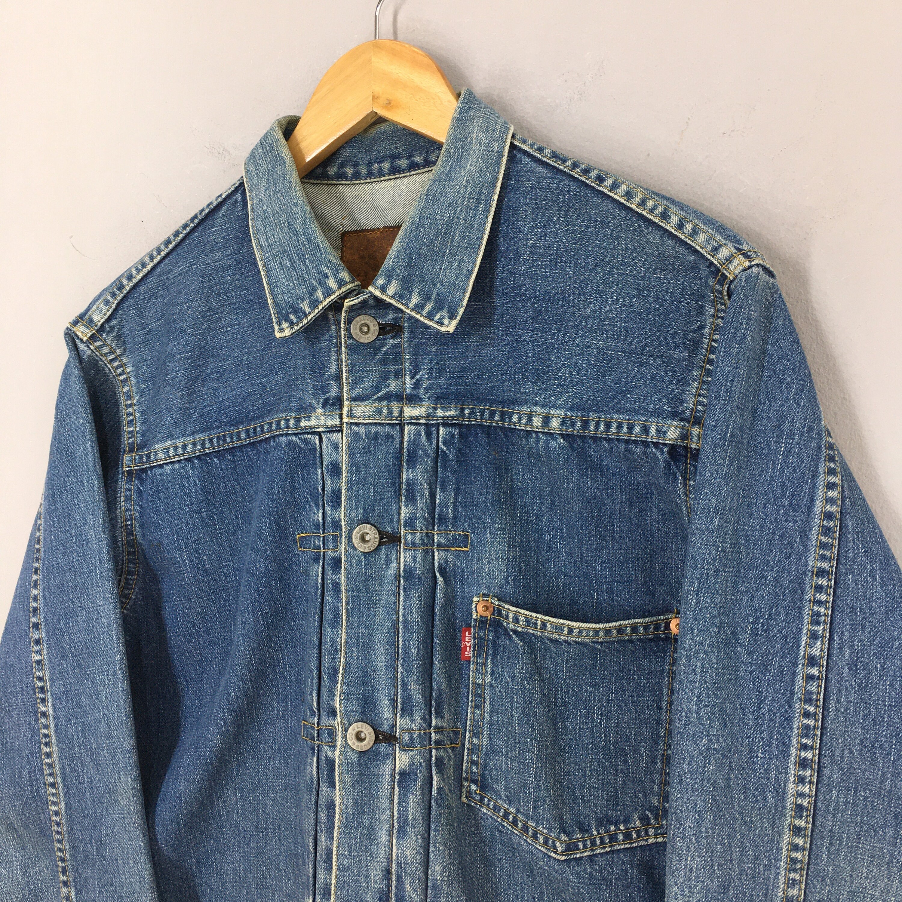 Vintage Levi's Big E Type 1 LVC Japan Redline Jeans Jacket Medium