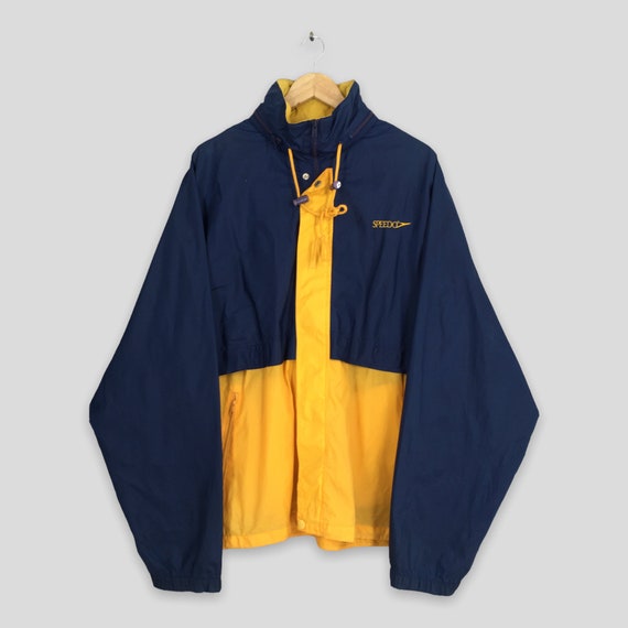 Vintage Speedo Usa Windbreaker Jacket Medium 90s Speedo