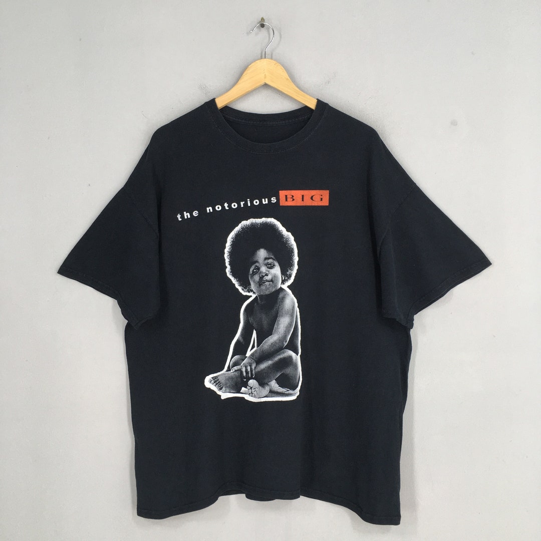 トップス 90s-00s notorious b.i.g printed T-Shirt Vintage 1990s Biggie Smalls rap T- shirt Notorious BIG | eBay
