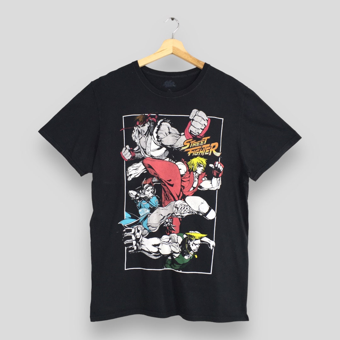 Vintage Street Fighter Japan Games T Shirt Xlarge Y2K Street Fighter ...