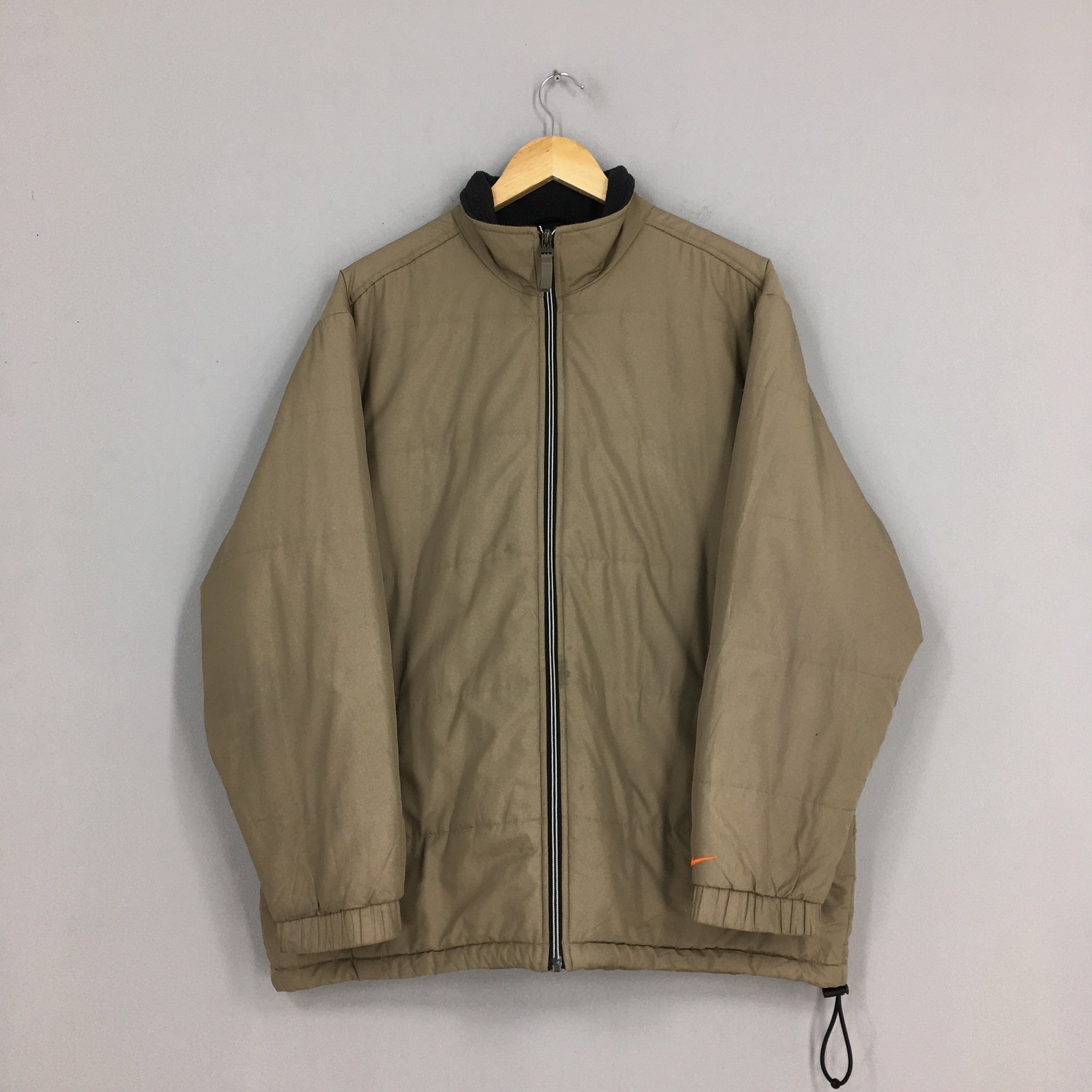 Vintage Nike Windbreaker Jacket Large Unisex Nike Swoosh Brown | Etsy