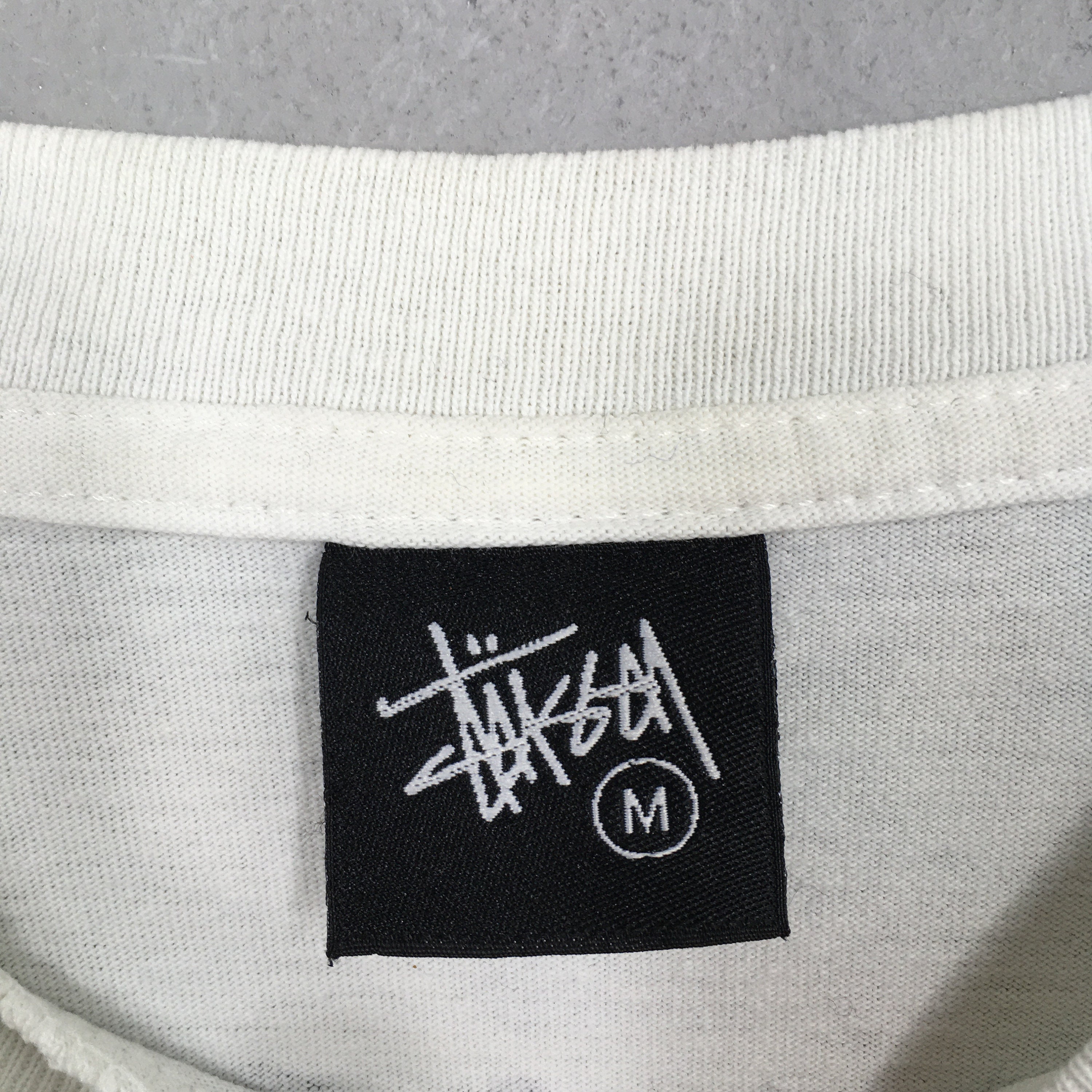 Vintage 90's Stussy Satan Skateboarding White T Shirt Medium Vintage 90's Stussy Satan Skateboarding White T Shirt Medium