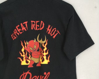Vintage 90's Dogtown Devil Red Hot Devil Tshirt Medium