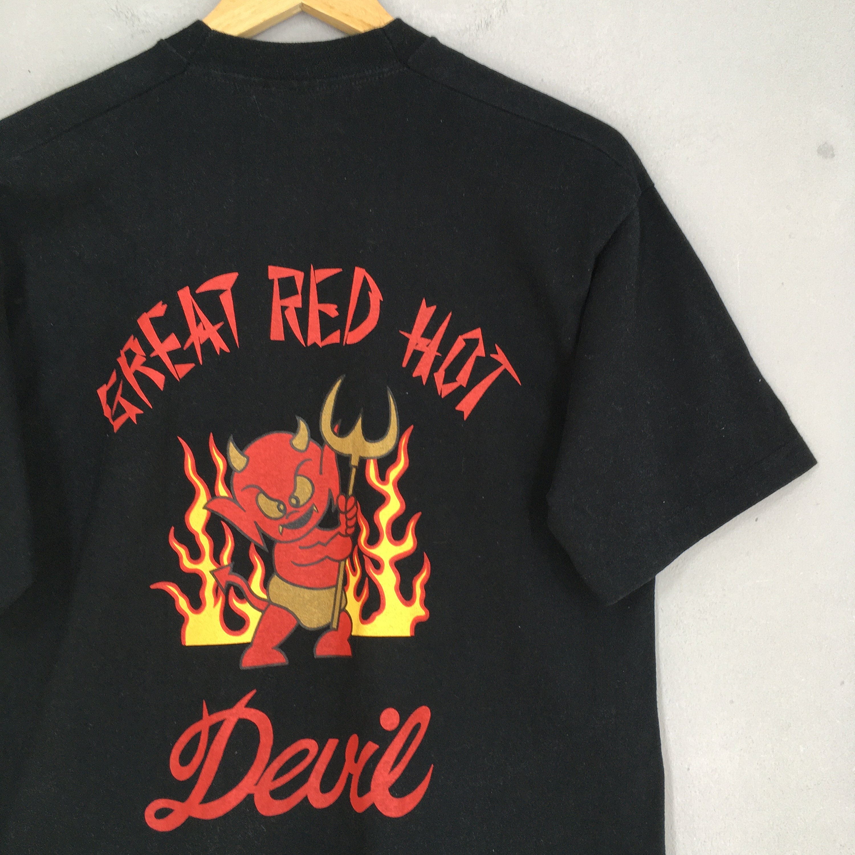 Vintage 90's Dogtown Devil Red Hot Devil Tshirt Medium