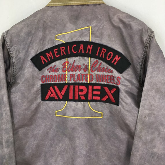 Vintage Avirex Usa Army Air Force Bomber Jacket S… - image 2