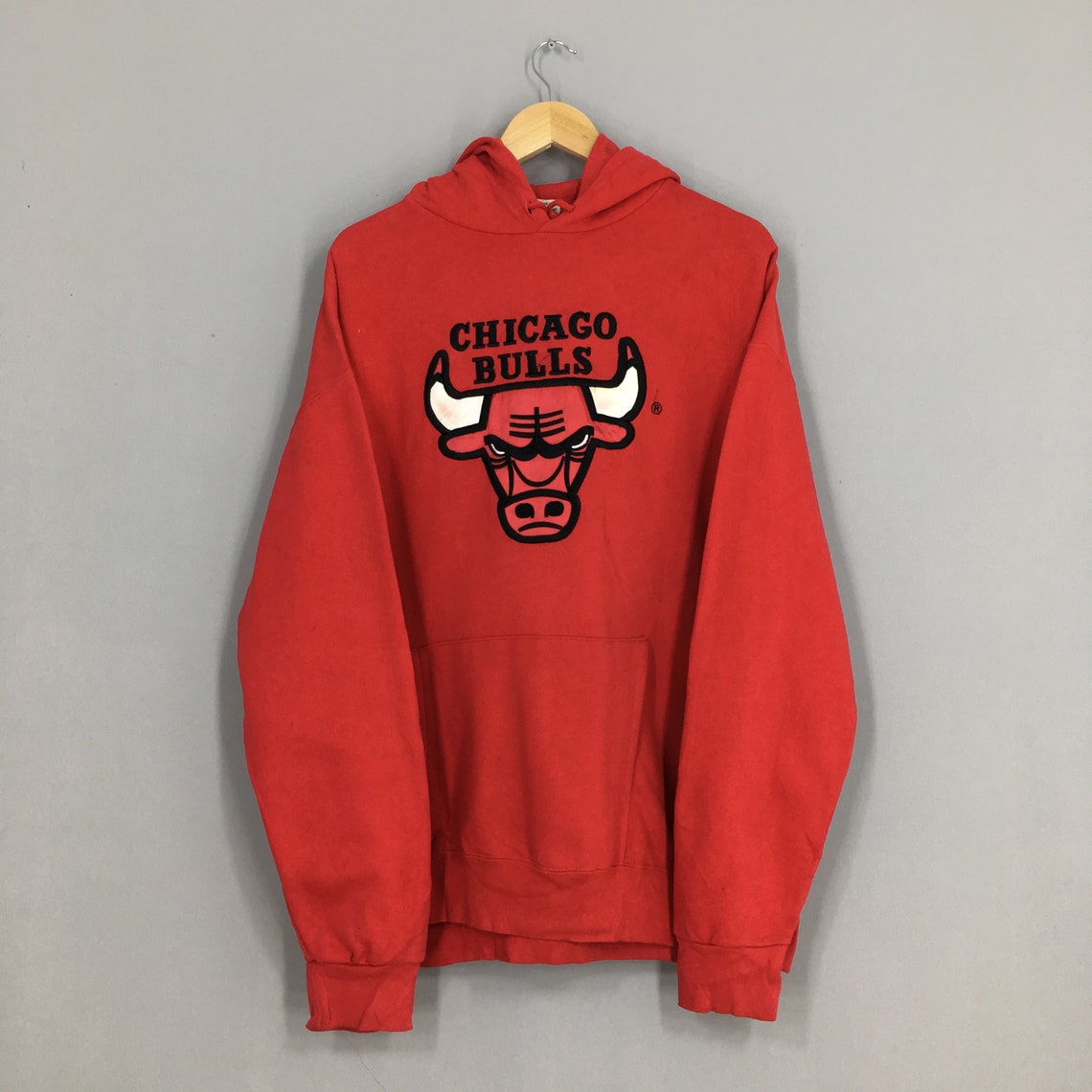 Vintage 90's Chicago Bulls Sweatshirt Hoodie Large | Etsy