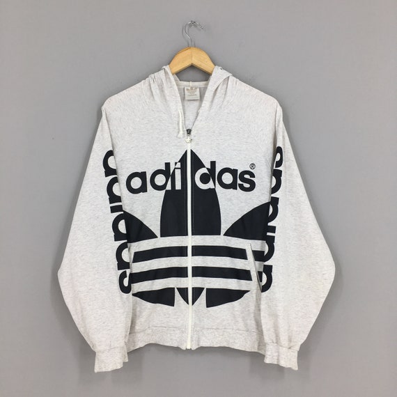 Vintage Adidas Sweatshirt Hoodie Medium 90's Adidas - Etsy