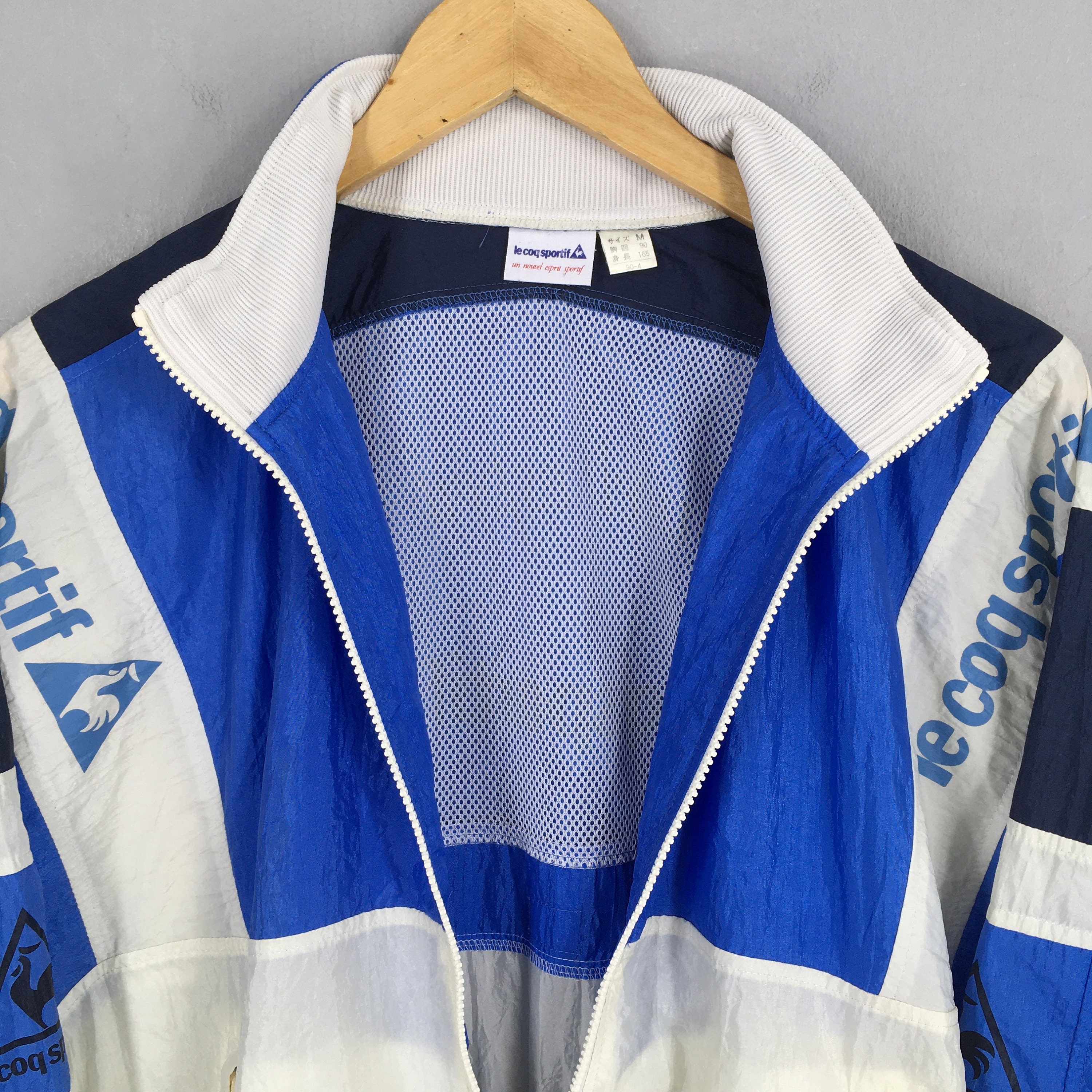 Vintage90s Le Coq Sportif Windbreaker Jacket Medium Le Coq