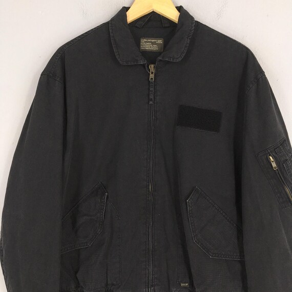 Vintage 90s Stussy MA-1 Flight Jacket Medium Stussy Surplus