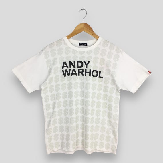 Andy Warhol ドルマーク Tシャツ　アンディウォーホル　希少　XL ヴィンテージ アンディ ウォーホル ドルアート ホワイト T シャツ