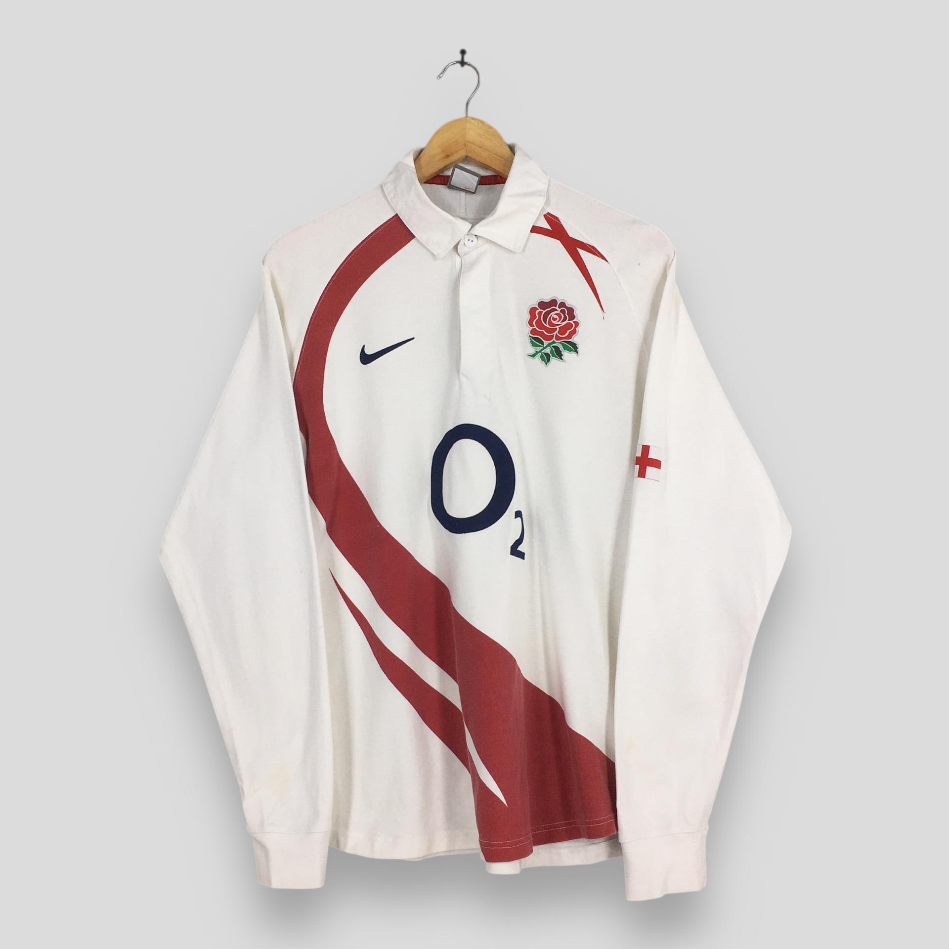 Vintage England Rugby Jersey Nike - Etsy
