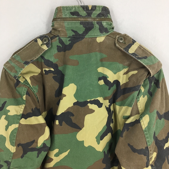 Vintage Alpha Industries M-65 Field Camouflage Jacket Small