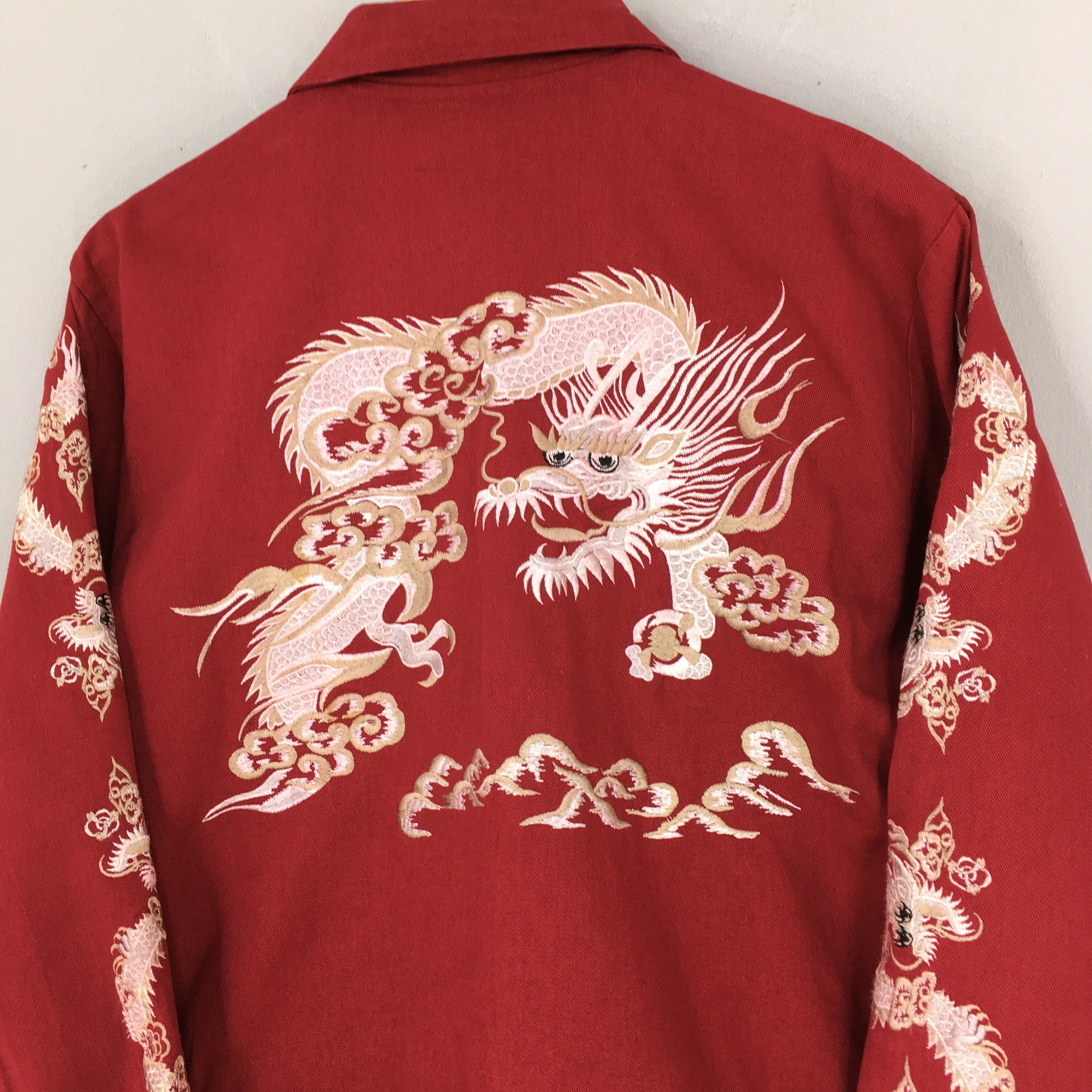 Vintage Silverstone Sukajan Dragon Souvenir Jacket Medium | Etsy