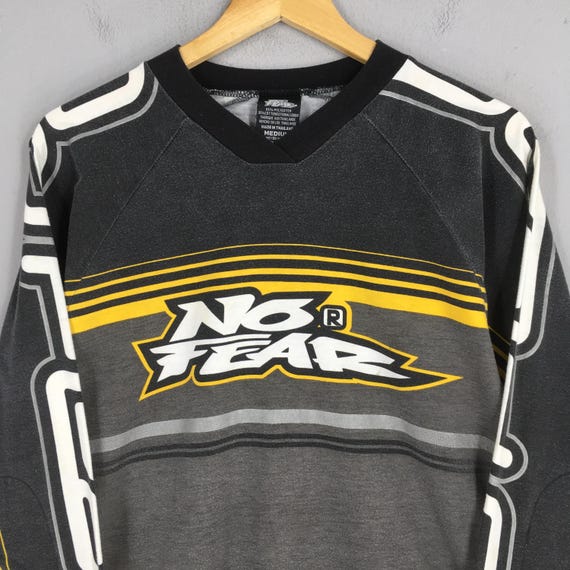 ヴィンテージ No Fear Racing Sport Team マルチカラー モトクロス T