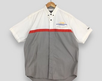 Vintage Y2K Lucky Strike Bar Racing Work Shirt Xsmall Honda Vintage Y2K Lucky Strike Bar Racing Work Shirt Xsmall Honda