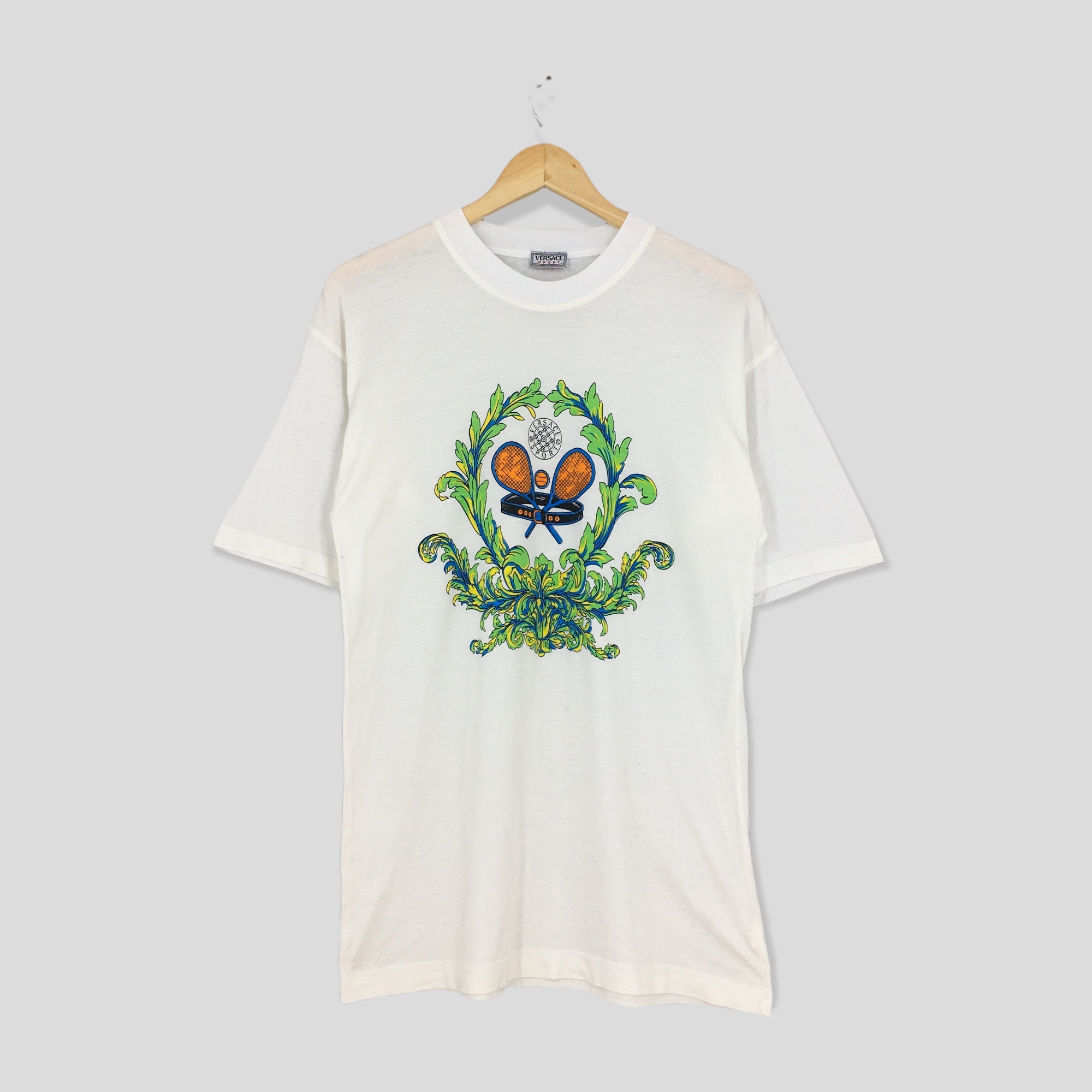 Tシャツ・カットソー Versace T-Shirt With Front Print Black T-shirt with print Versace - Vitkac Italy