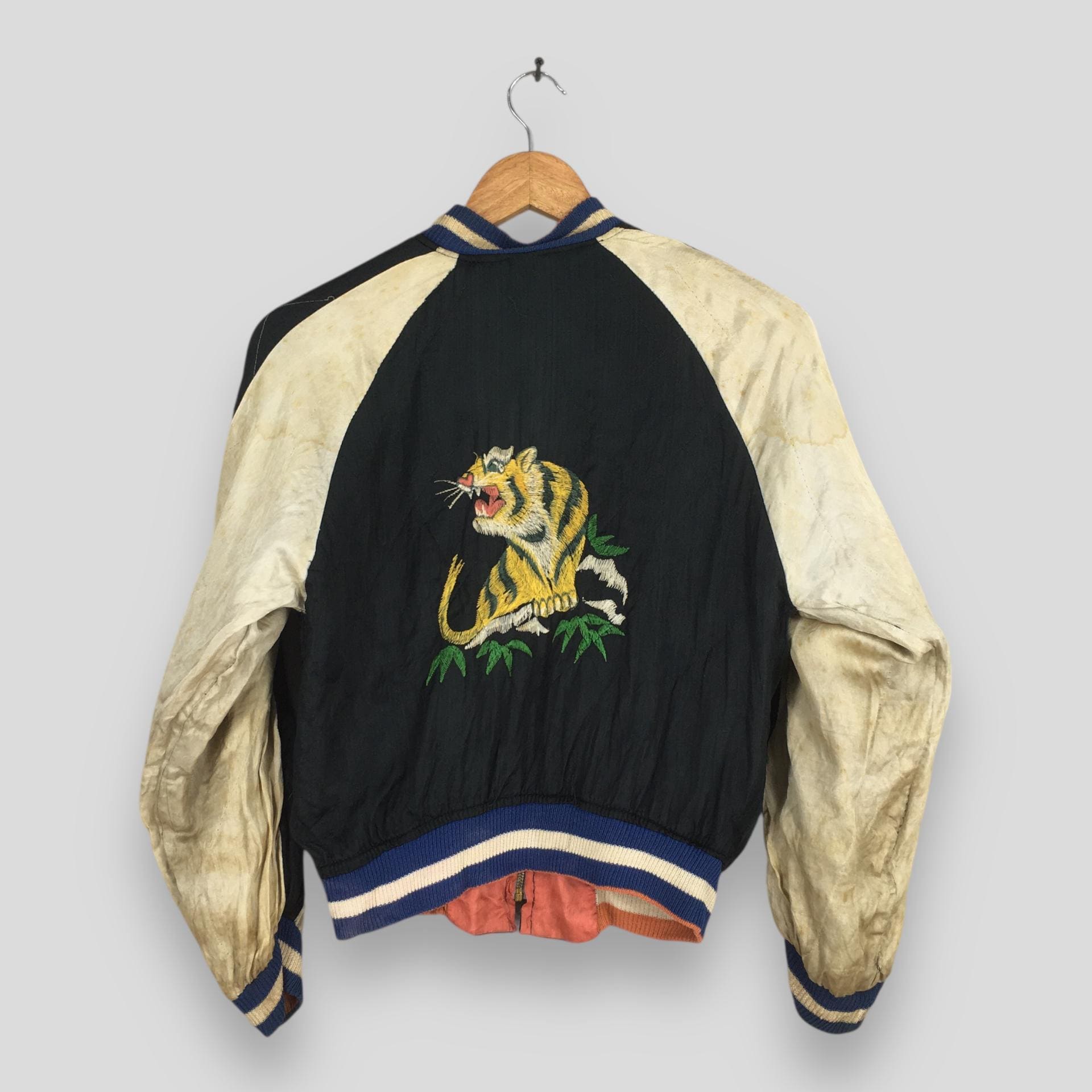 Vintage 1950's Sukajan Japan Phoenix Eagle Jacket Small Sukajan