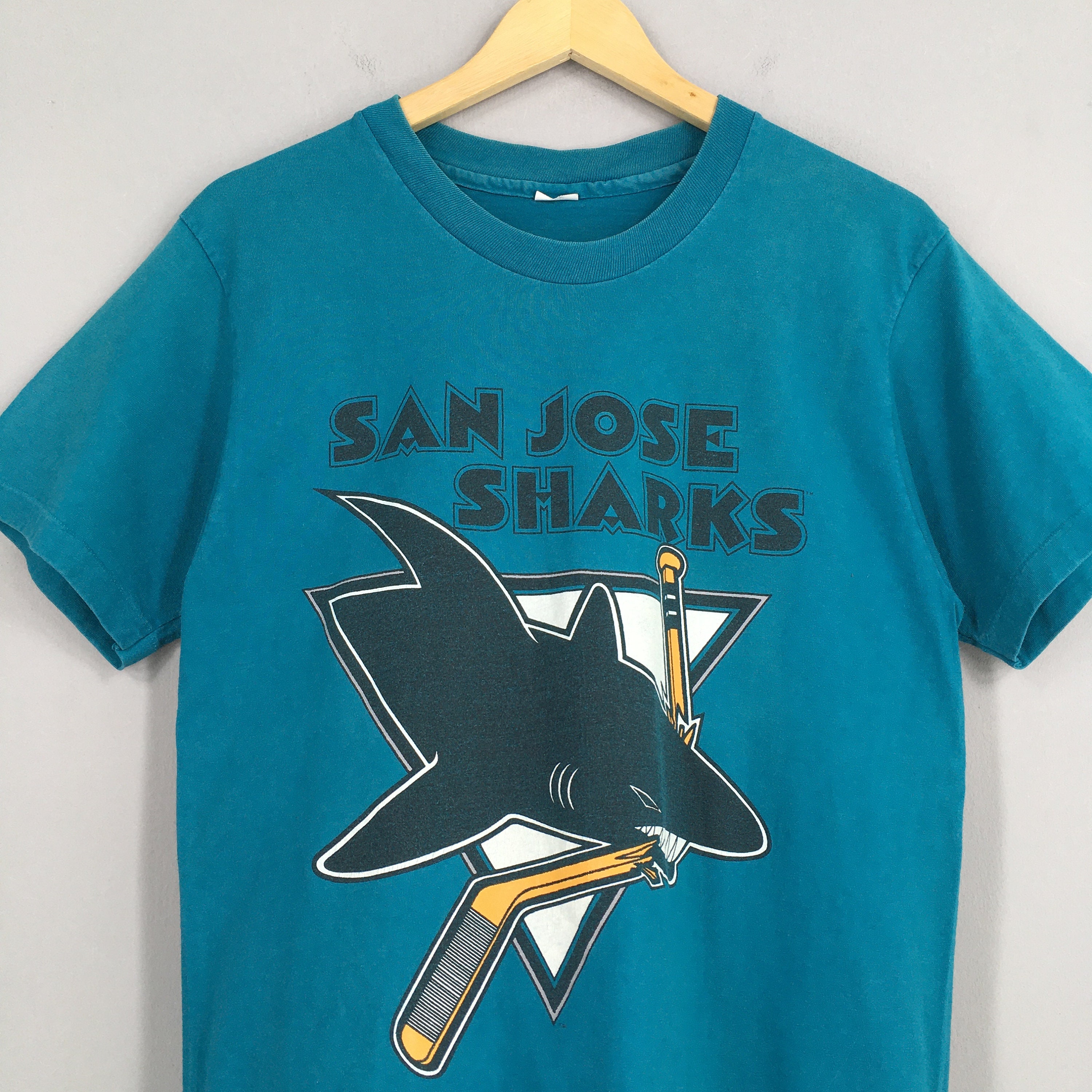 Vintage 90's San Jose Sharks Hockey NHL T Shirt Medium Vintage 90's San Jose Sharks Hockey NHL T Shirt Medium