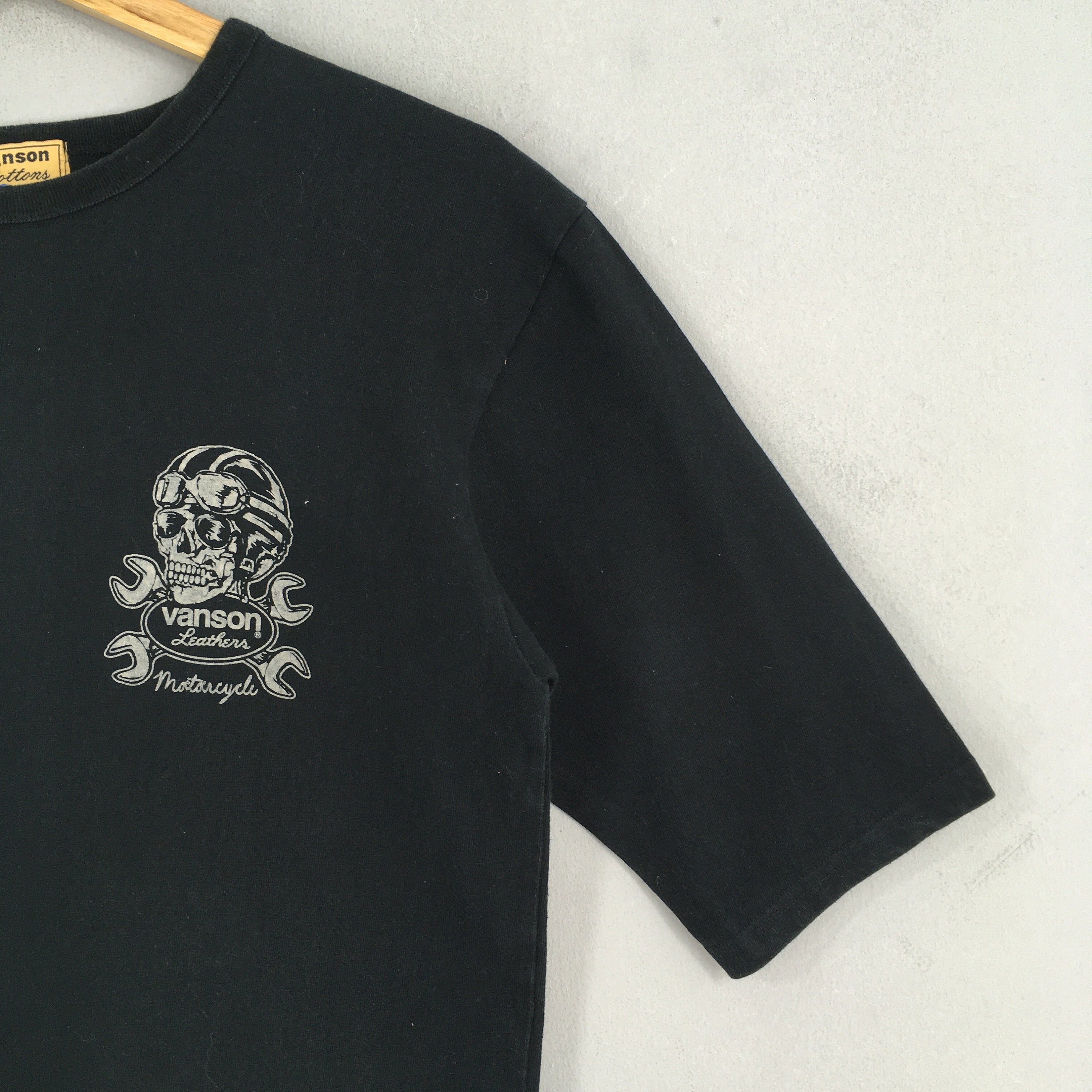 Vintage 90's Vanson Leather Skull Works Motorcycles Biker
