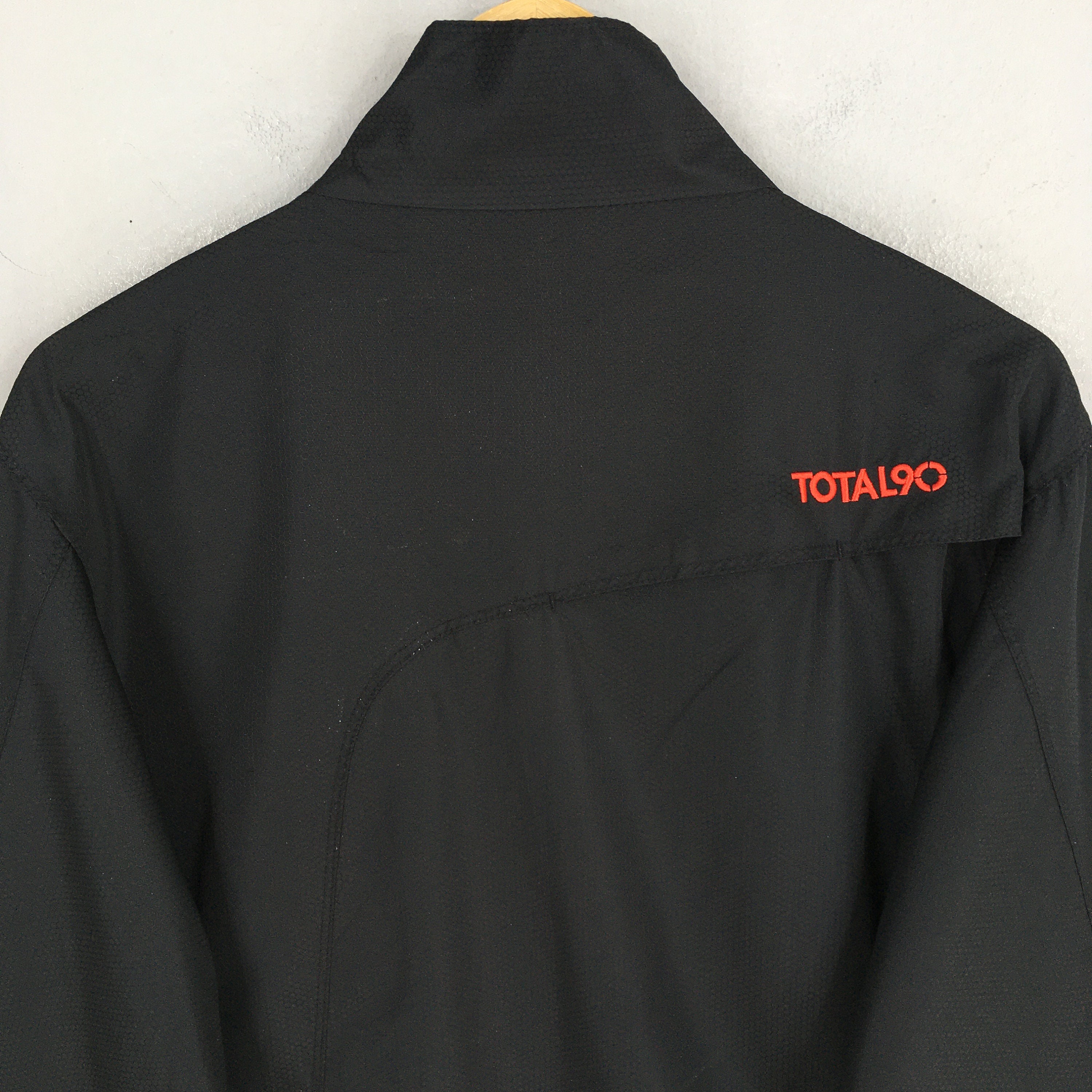 Vintage 90's Nike Swoosh T90 Black Training Jacket Xlarge Vintage 90's Nike Swoosh T90 Black Training Jacket Xlarge