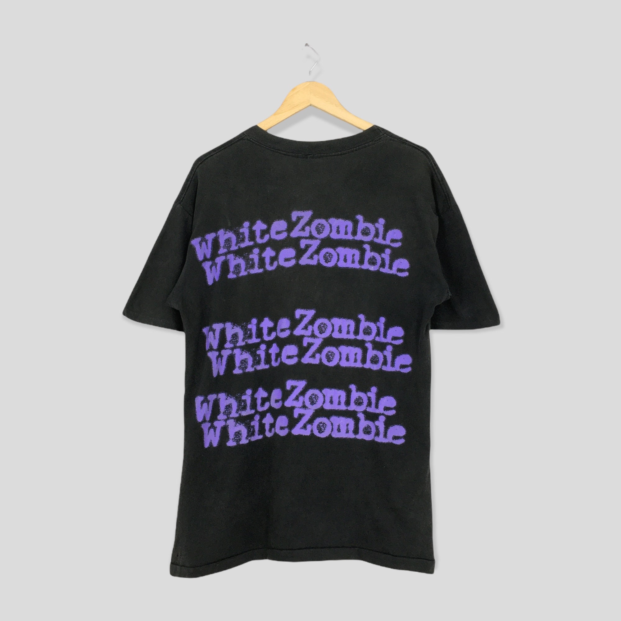 Vintage White Zombie Freakazoid 1995 Black Tshirt Xlarge 90's