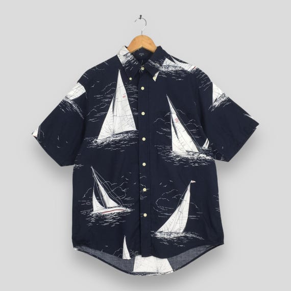 Vintage 90s Nautica Sailing Gear Shirt Medium Nautica N-983 Vintage 90s Nautica Sailing Gear Shirt Medium Nautica N-983