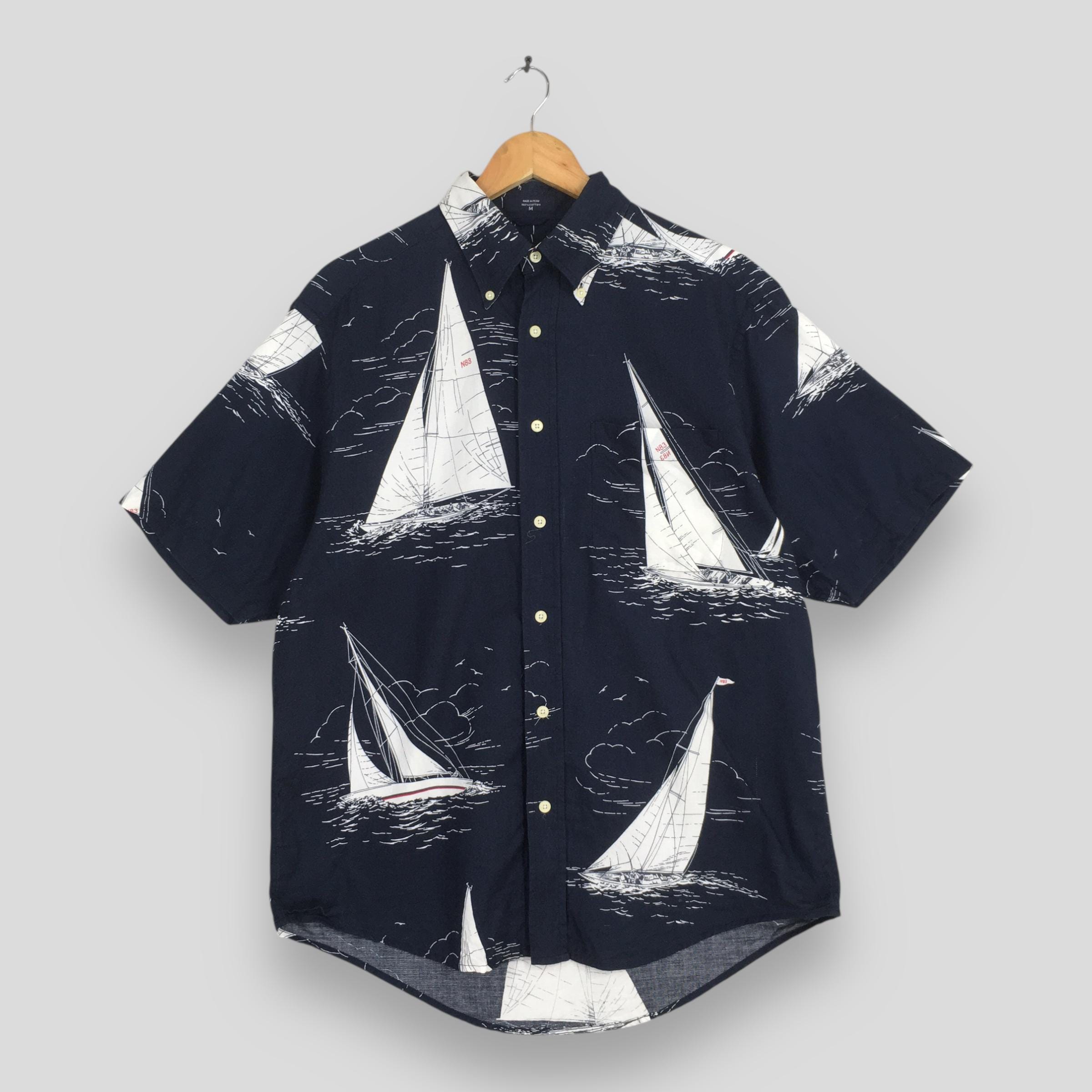 Vintage 90s Nautica Sailing Gear Shirt Medium Nautica N-983