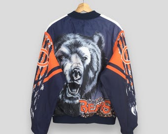 CHICAGO BEARS JACKET by Reebok - Etsy