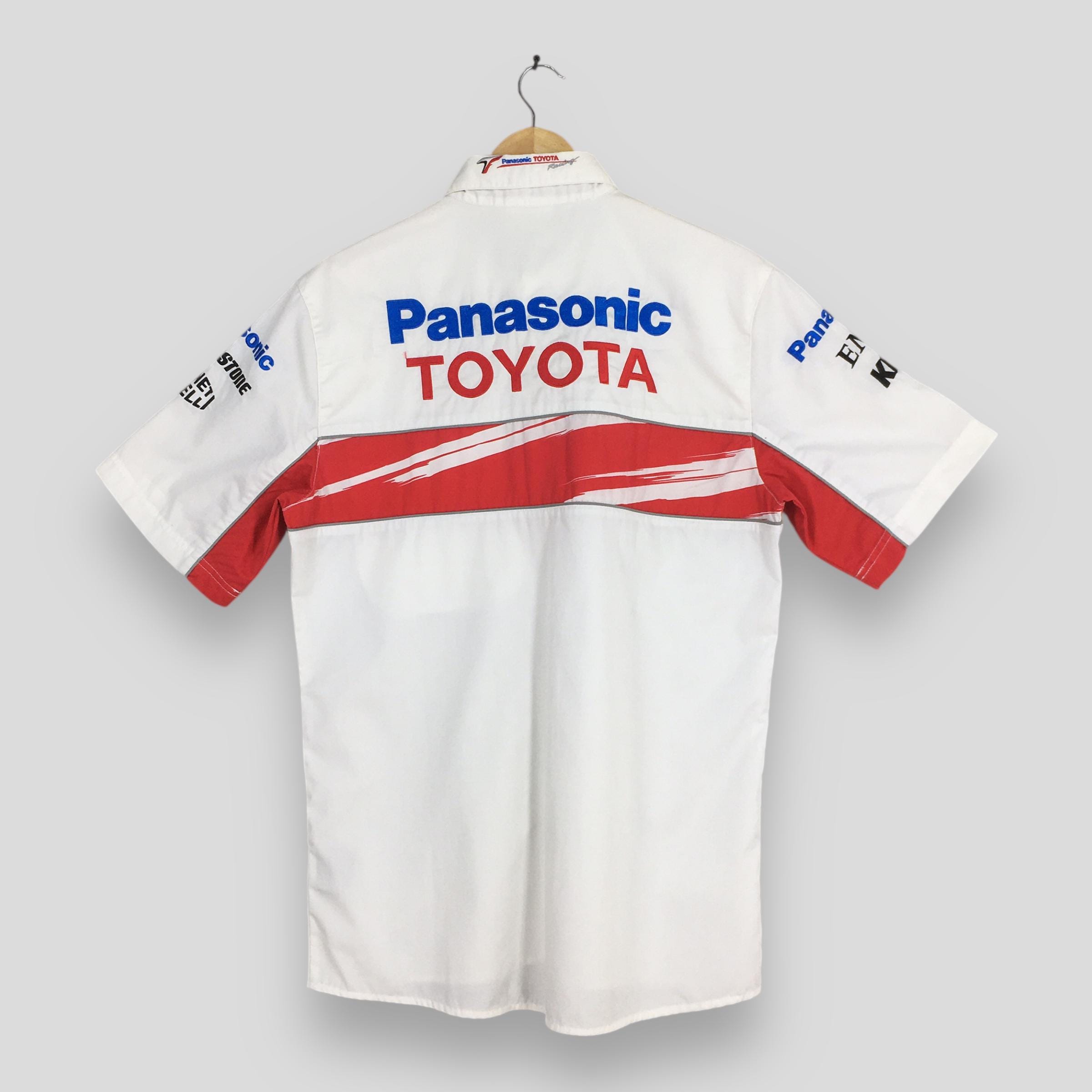 希少 F1 Panasonic Toyota Racing ポロシャツ　刺繍　M Vintage Panasonic TOYOTA F1 Racing Embroidered Short-sleeve Polo