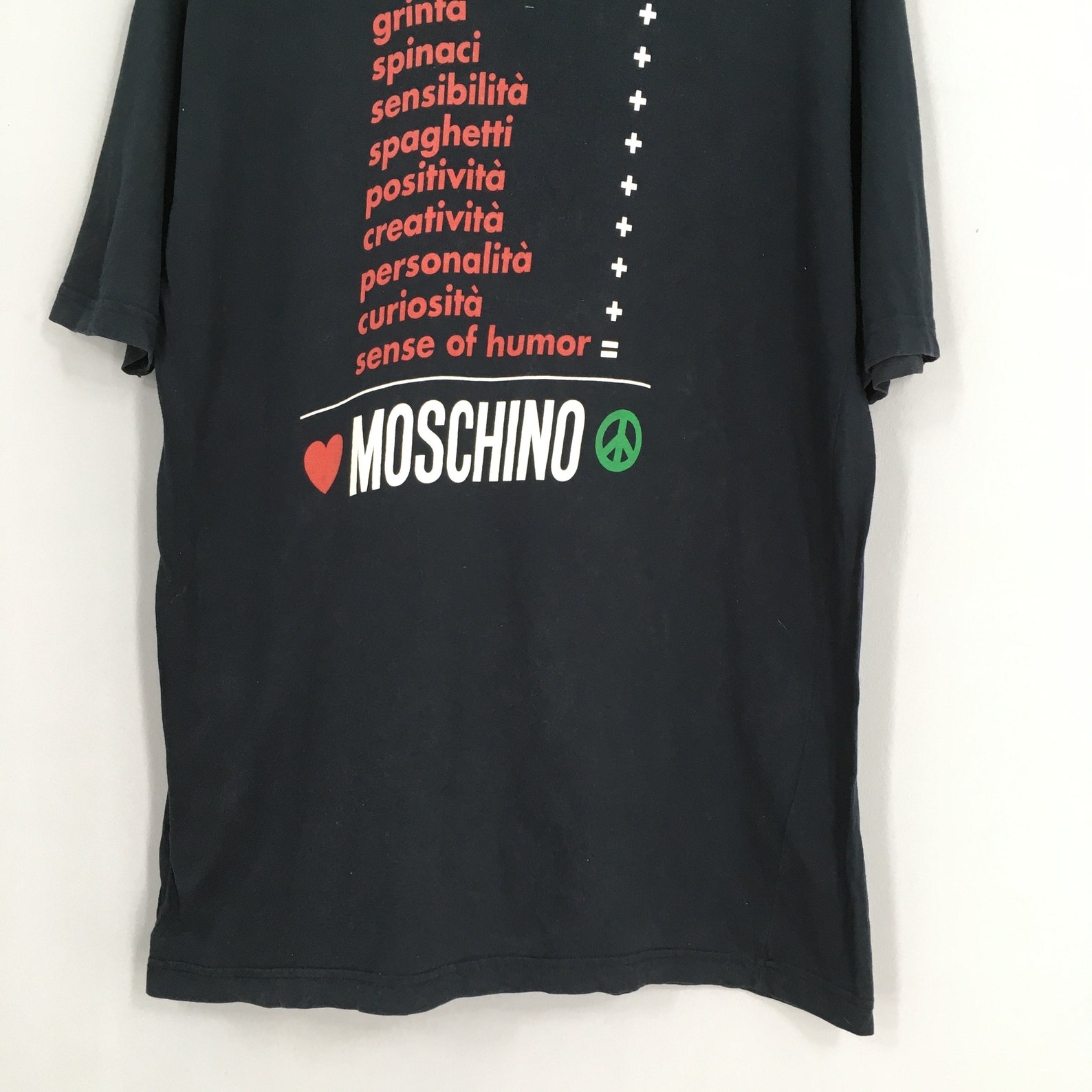 Vintage Moschino Jeans T shirt Large 90s Moschino Italy | Etsy