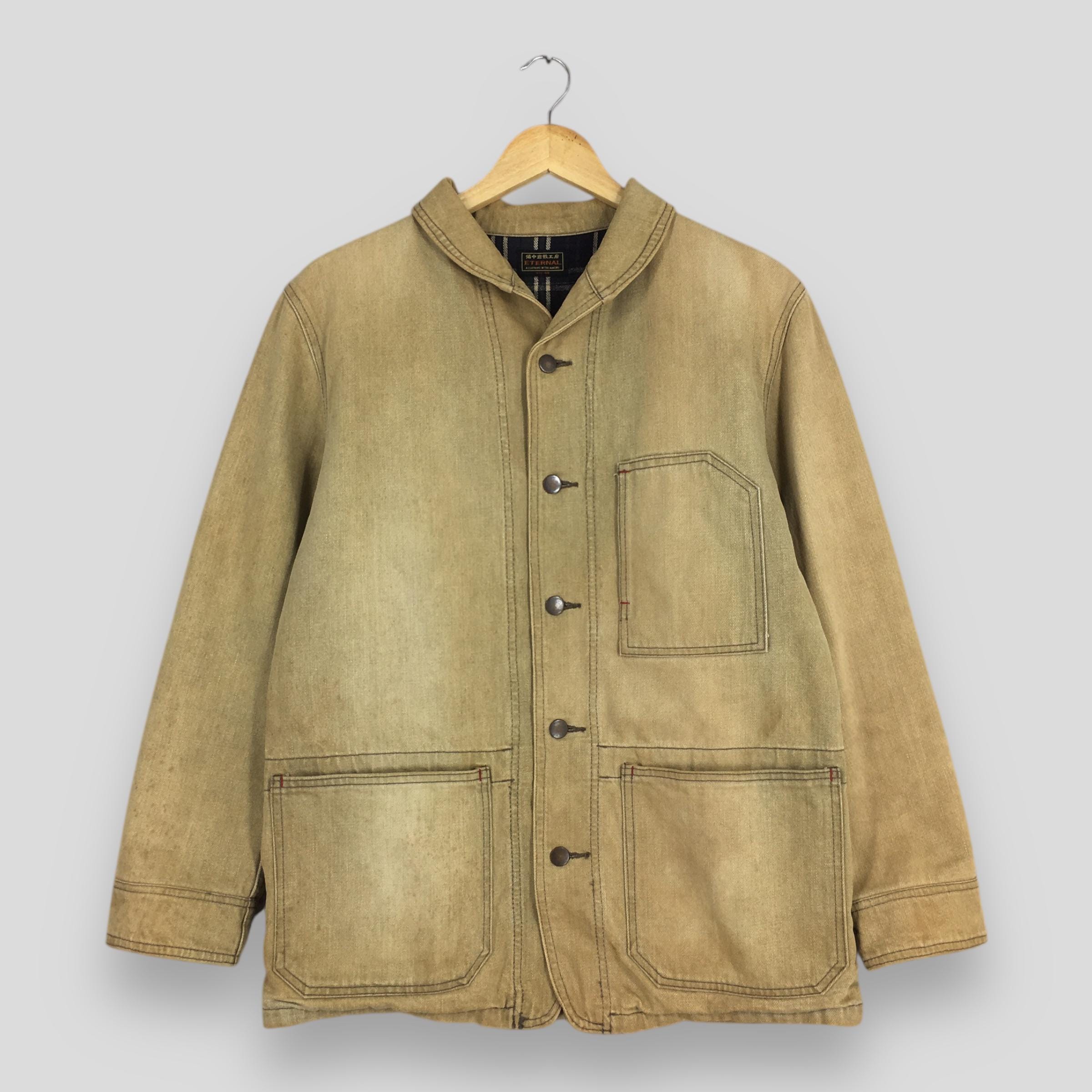 Usn Denim Shawl Collar Jacket - Etsy