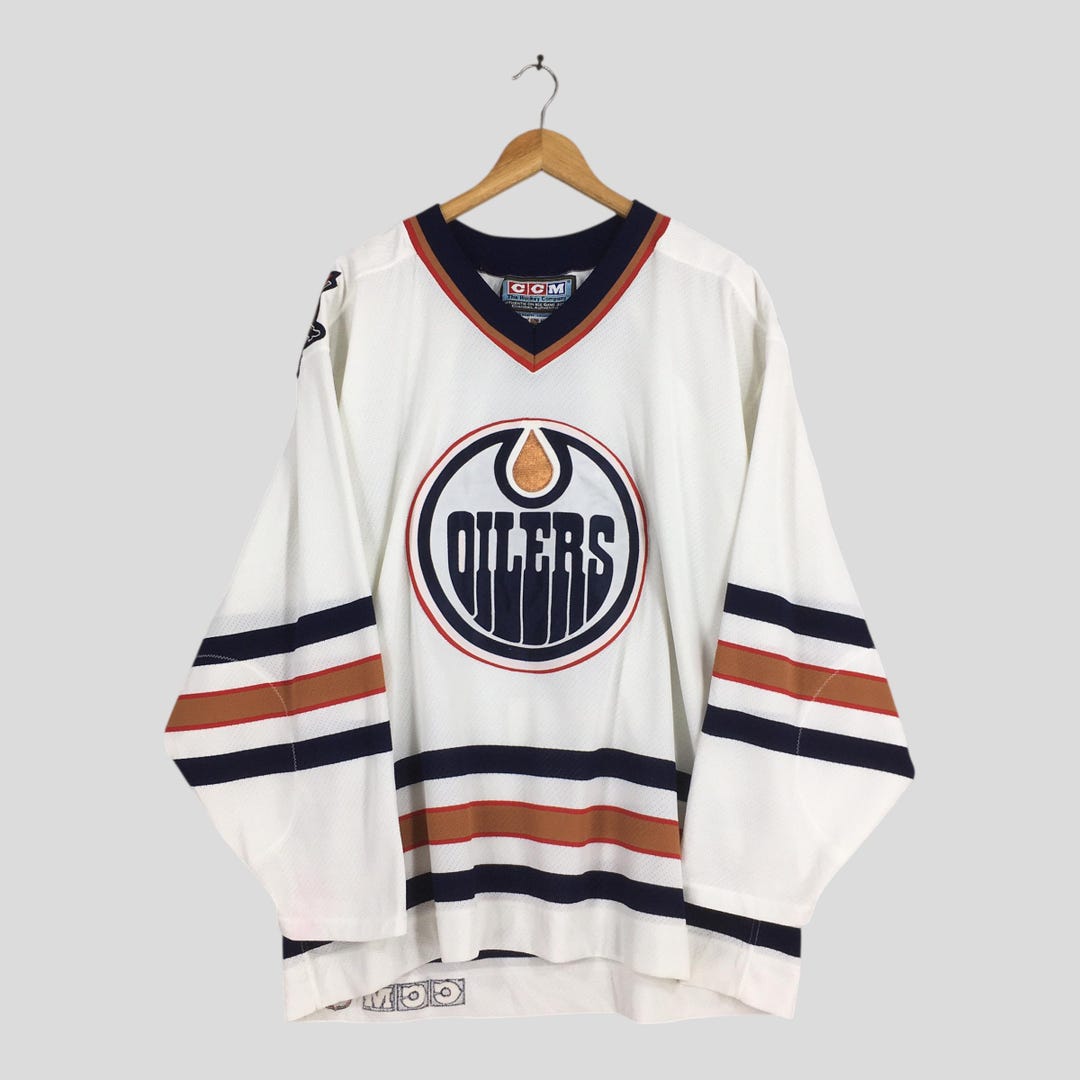 ヴィンテージ 90年代 エドモントン・オイラーズ NHL CCM ジャージ XL