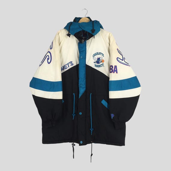 Vintage 90s Charlotte Hornets Nba Basketball Jacket Large