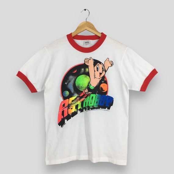 ★MAINBOOTH★[Astro Boy] Space T-shirt(WHITE)★正規品/送料込 Vintage Original 90s Astro Boy Japanese Cyber Punk Manga