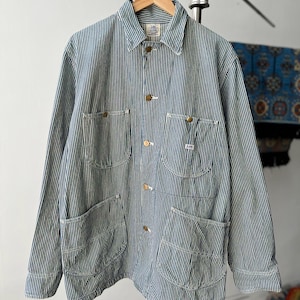 Hickory Stripe Lee Jacket Vintage - Etsy